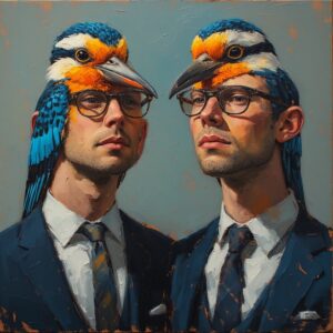 Artfirst Australia - Bird Heads I
