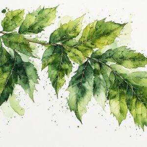 Artfirst Australia - Green Leaf II